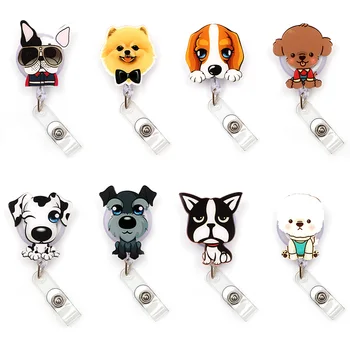 15 Styles Cute Dog Plastic Badge Reel Holder Elastic Name Card Simple & Easy To Use For Nurse & Students
15 Styles Cute Dog Plastic Badge Reel Holder Elastic Name Card Simple & Easy To Use For Nurse & Students