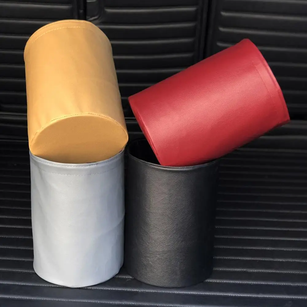 Foldable Car Trash Can Waterproof Leather Auto Garbage Bin Multifunctional Storage Bucket Car Accessories Interior Decoration
Foldable Car Trash Can Waterproof Leather Auto Garbage Bin Multifunctional Storage Bucket Car Accessories Interior Decoration