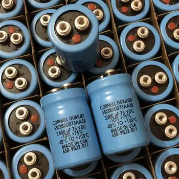 Original Will D Cornell Dubilier 3800uf75vdc Generation 3300uf Audio Frequency Wave Filtering Capacitance Electrolytic capacitor 
Original Will D Cornell Dubilier 3800uf75vdc Generation 3300uf Audio Frequency Wave Filtering Capacitance Electrolytic capacitor