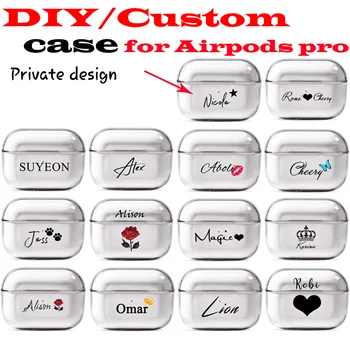 Custom Hard Plastic Case For airpods pro case for Bluetooth Wireless Airpod 3 Cover DIY Customized name/logo/image personality
Custom Hard Plastic Case For airpods pro case for Bluetooth Wireless Airpod 3 Cover DIY Customized name/logo/image personality
