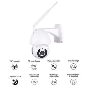 1080p Hd Ptz Wifi Camera Outdoor Auto Tracking Cloud Cctv Home Security Ip Camera 2mp Zoom Audio Speed Dome Camera
1080p Hd Ptz Wifi Camera Outdoor Auto Tracking Cloud Cctv Home Security Ip Camera 2mp Zoom Audio Speed Dome Camera