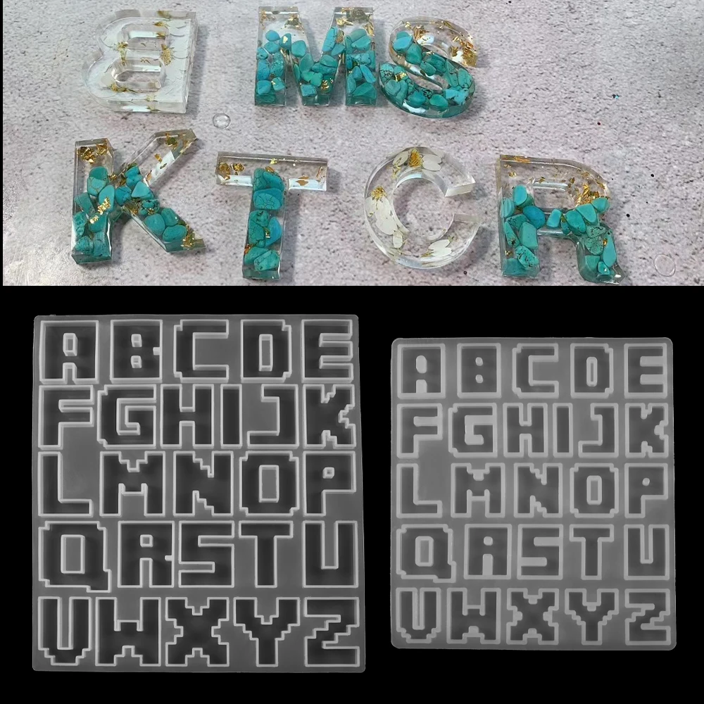 English Alphabet Epoxy Resin Molds Letter UV Resin Silicone Casting Molds For DIY Jewelry Making Findings Supplies Accessories
English Alphabet Epoxy Resin Molds Letter UV Resin Silicone Casting Molds For DIY Jewelry Making Findings Supplies Accessories