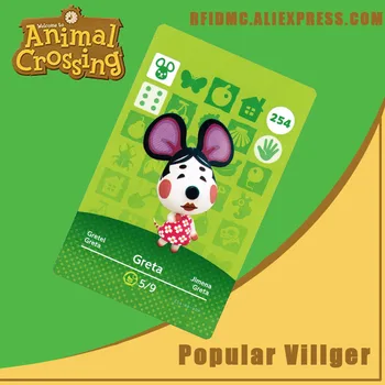 254 Greta Animal Crossing Card Amiibo for New Horizons 
254 Greta Animal Crossing Card Amiibo for New Horizons