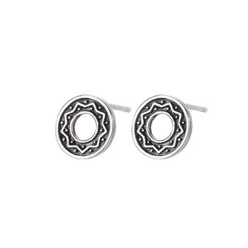 Hemiston 100% 925 Sterling Silver Little Round with Star Pattern Female Stud Earrings Jewelry Gift For Women PA E087 
Hemiston 100% 925 Sterling Silver Little Round with Star Pattern Female Stud Earrings Jewelry Gift For Women PA E087