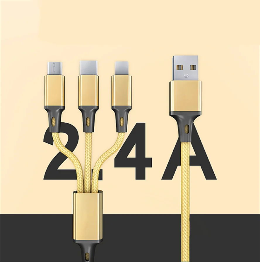 5PCS USB 3 in 1 Type C Micro Fast Cable For iPhone IOS Samsung Xiaomi Redmi Note 7 Quick Charging Cord Mobile Phone Accessories
5PCS USB 3 in 1 Type C Micro Fast Cable For iPhone IOS Samsung Xiaomi Redmi Note 7 Quick Charging Cord Mobile Phone Accessories