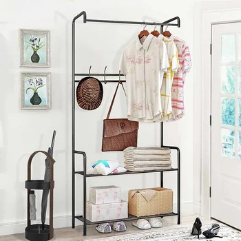 Multifunction Simple Clothes Holder Hanger Coat Rack Stainless Steel Floor Stand Coat Rack Clothes Rack Clothing Rack Furniture
Multifunction Simple Clothes Holder Hanger Coat Rack Stainless Steel Floor Stand Coat Rack Clothes Rack Clothing Rack Furniture