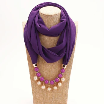 3 Colors New Design Scarf Necklace For Women Fashion Pearl Jewelry Necklace Of Muslim Sun Protection Wrapped Chiffon Scarf Gift
3 Colors New Design Scarf Necklace For Women Fashion Pearl Jewelry Necklace Of Muslim Sun Protection Wrapped Chiffon Scarf Gift
