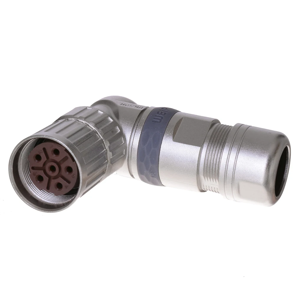 M23 Cold-pressed Terminal Pin-socket Conect TL Waterproof IP67 Connector 6 8 9 12 17 19 Pin Adapter Elbow Aviation Female Plug
M23 Cold-pressed Terminal Pin-socket Conect TL Waterproof IP67 Connector 6 8 9 12 17 19 Pin Adapter Elbow Aviation Female Plug