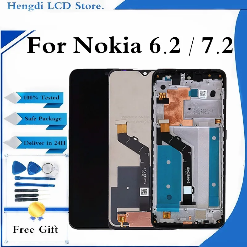 Оригинальный ЖК-экран для Nokia 6 2 1198 дисплей TA-1200 TA-1196 TA- ЖК-дисплей с сенсорным