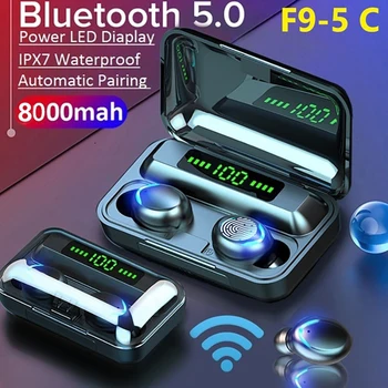 Newest F9-5 Bluetooth 5.0 Wireless Headphones IPX7 Waterproof Led Display 9D Surround Stereo Mini Earphones Sports Running Heads
Newest F9-5 Bluetooth 5.0 Wireless Headphones IPX7 Waterproof Led Display 9D Surround Stereo Mini Earphones Sports Running Heads