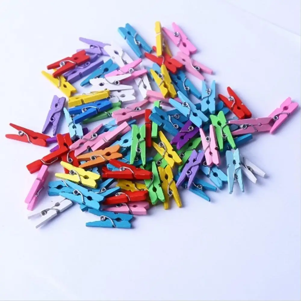 2020 New 50PCS Clothespins Colored Mini Decorative Clothespins Wooden Craft Clips Photo Paper Hanging Spring Clip Clothes Peg L5
2020 New 50PCS Clothespins Colored Mini Decorative Clothespins Wooden Craft Clips Photo Paper Hanging Spring Clip Clothes Peg L5