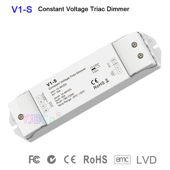 V1-S single color led triac dimmer 15A max, input AC40V-220V dimming signal,1 channel PWM CV output led strip light dimmer
V1-S single color led triac dimmer 15A max, input AC40V-220V dimming signal,1 channel PWM CV output led strip light dimmer