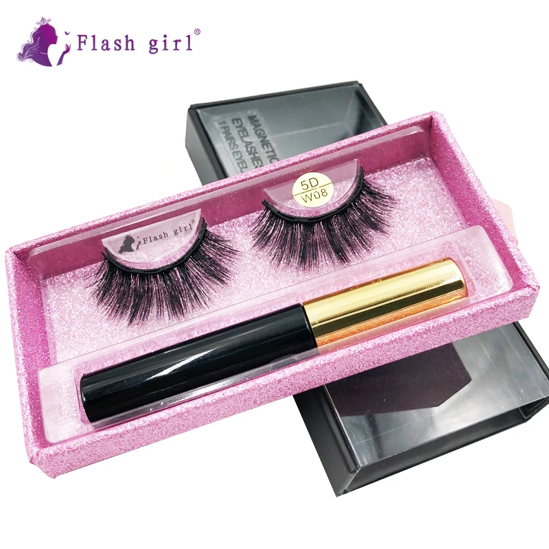 Flash Girl 1 Pair Mink Magnetic Eyelash With Liquid Eyeliner Waterproof Long-Lasting Eyeliner Natural Handmade False Eyelashes
Flash Girl 1 Pair Mink Magnetic Eyelash With Liquid Eyeliner Waterproof Long-Lasting Eyeliner Natural Handmade False Eyelashes
