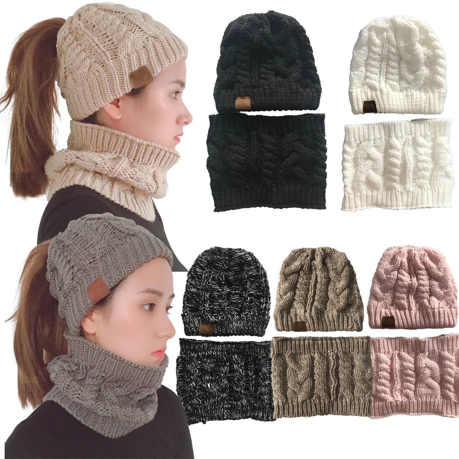Womens Beanie Hat Scarf Set Girls Cute Winter Ski Hat Slouchy Knit Skull Cap Soft Stretch Slouchy Skully Knit Cap for Women
Womens Beanie Hat Scarf Set Girls Cute Winter Ski Hat Slouchy Knit Skull Cap Soft Stretch Slouchy Skully Knit Cap for Women