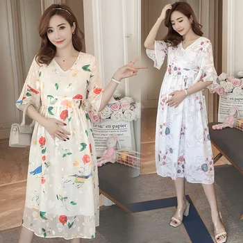 6889# Summer Korean Fashion Maternity Nursing Long Party Dress Ties High Waist Slim Breastfeeding Clothes Chiffon Breast Feeding
6889# Summer Korean Fashion Maternity Nursing Long Party Dress Ties High Waist Slim Breastfeeding Clothes Chiffon Breast Feeding