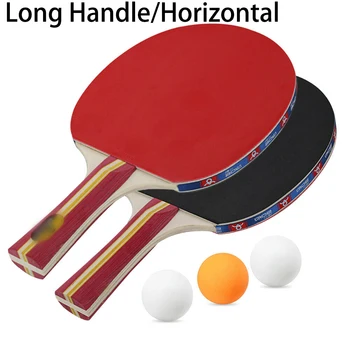 Table Tennis Set Ping Pong Racket Kit With 3 Balls Pen-hold/Horizontal Handle High Quality Practical And Durable
Table Tennis Set Ping Pong Racket Kit With 3 Balls Pen-hold/Horizontal Handle High Quality Practical And Durable