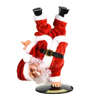 Funny Christmas Decorations Electric Santa Claus Doll Can Handstand Street Dancing With Music Swing Ornaments
Funny Christmas Decorations Electric Santa Claus Doll Can Handstand Street Dancing With Music Swing Ornaments