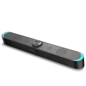 Universal 3.5mm Computer Spearker USB Powered LED Sound Bar Speaker for Desktop PC Laptop Mobile Phone Tablet MP3 MP4
Universal 3.5mm Computer Spearker USB Powered LED Sound Bar Speaker for Desktop PC Laptop Mobile Phone Tablet MP3 MP4