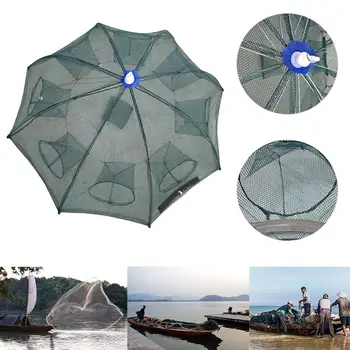 8 Upgrade Holes Automatic Fishing Tool Clear Gill Steel Wire Polyethylene Mesh Net Fish Foldable Monofilament
8 Upgrade Holes Automatic Fishing Tool Clear Gill Steel Wire Polyethylene Mesh Net Fish Foldable Monofilament