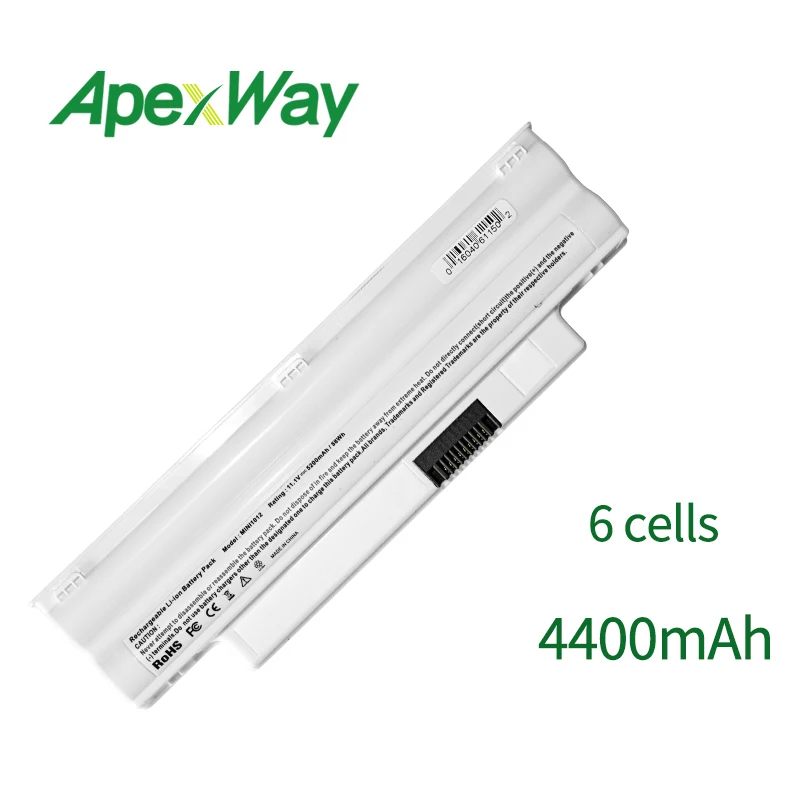 ApexWay 6 cells white 4400mah laptop battery for dell Inspiron Mini 1012 1018 Series G9PX2 NJ644 T96F2 3K4T8 854TJ 8PY7N 2T6K2
ApexWay 6 cells white 4400mah laptop battery for dell Inspiron Mini 1012 1018 Series G9PX2 NJ644 T96F2 3K4T8 854TJ 8PY7N 2T6K2
