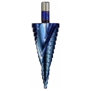 FUNN-4-32Mm Hss Nano Blue Coated Step Drill Bit Drilling Power Tools Metal High Speed Steel Wood Hole Cutter Step Cone Drill
FUNN-4-32Mm Hss Nano Blue Coated Step Drill Bit Drilling Power Tools Metal High Speed Steel Wood Hole Cutter Step Cone Drill