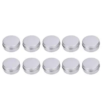 100Pcs 25g/30g/50g/60g Empty Aluminum Jars Refillable Cosmetic Bottle Ointment Cream Sample Packaging Containers Screw Cap
100Pcs 25g/30g/50g/60g Empty Aluminum Jars Refillable Cosmetic Bottle Ointment Cream Sample Packaging Containers Screw Cap