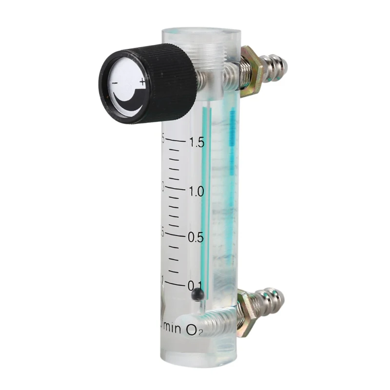 0.1-1.5LPM 1.5L Oxygen Flow Meter Flowmeter with Control Valve for Oxygen Air Gas
0.1-1.5LPM 1.5L Oxygen Flow Meter Flowmeter with Control Valve for Oxygen Air Gas