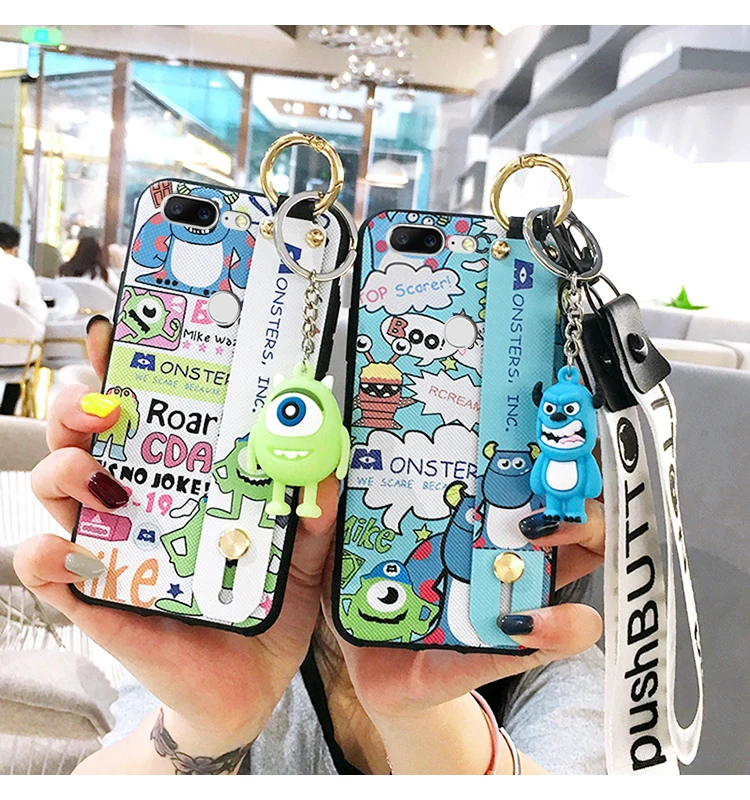 Oneplus 7 pro Cute monsters Wrist Strap Soft TPU Phone Case for Oneplus 3 3T 1+5 5T One plus6 6T 1+7 Holder Case + toy + Straps
Oneplus 7 pro Cute monsters Wrist Strap Soft TPU Phone Case for Oneplus 3 3T 1+5 5T One plus6 6T 1+7 Holder Case + toy + Straps