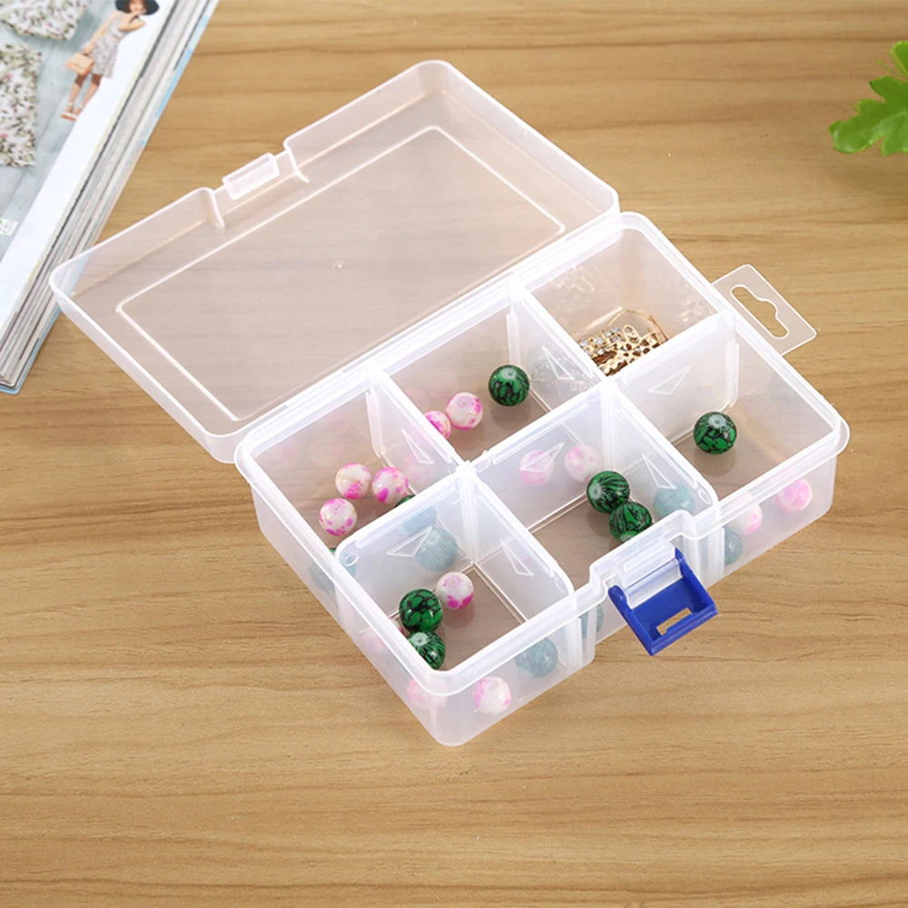 6 Grids Removable Plastic Storage Box Transparent Desk Organizer Button Box Multifunctional Sundries Jewelry Storage Box
6 Grids Removable Plastic Storage Box Transparent Desk Organizer Button Box Multifunctional Sundries Jewelry Storage Box