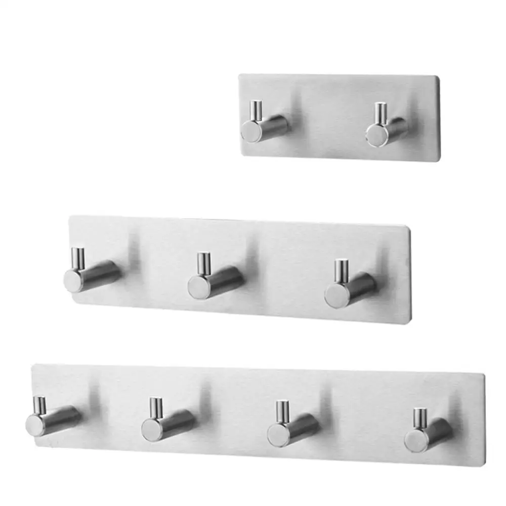 Towel Robe Coat Hook Holder Door Wall Hanger Hooks Stainless Steel Self Adhesive Strong Sticky Hook Door Back Clothes Hook
Towel Robe Coat Hook Holder Door Wall Hanger Hooks Stainless Steel Self Adhesive Strong Sticky Hook Door Back Clothes Hook