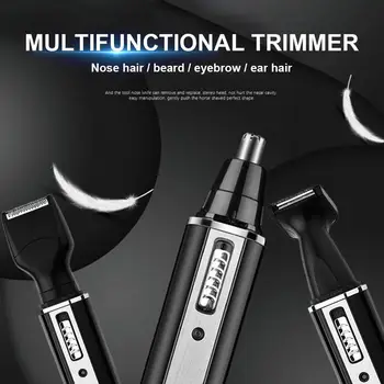 Clippers Trimmers Health Beauty Nose Hair Trimmer Razor Black Stainless Steel Four in One Fashion Portable Trim Sideburns
Clippers Trimmers Health Beauty Nose Hair Trimmer Razor Black Stainless Steel Four in One Fashion Portable Trim Sideburns