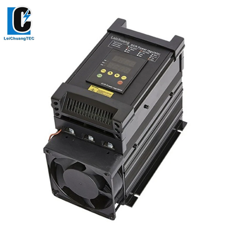 

100A 3 phase 110-440VAC SCR power controller voltage regulator with RS-485 0-10V, 4-20mA, 0-5V control signal