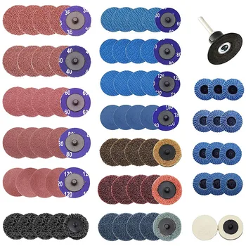 80Pcs 2 Inch Roloc Sanding Disc Set Quick Change Disc for Surface Conditioning Striping Polishing Finishing
80Pcs 2 Inch Roloc Sanding Disc Set Quick Change Disc for Surface Conditioning Striping Polishing Finishing