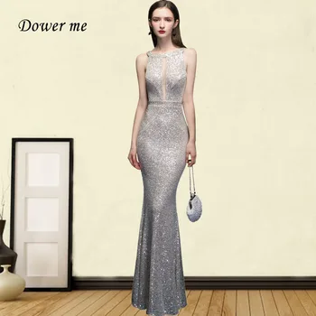 Silver Sequin Evening Dress GK099 Halter Sleeveless Women Party Dresses Shining Mermaid Robe De Soiree Backless Sexy Long Gowns
Silver Sequin Evening Dress GK099 Halter Sleeveless Women Party Dresses Shining Mermaid Robe De Soiree Backless Sexy Long Gowns