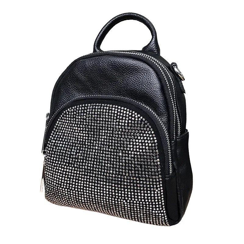 Genuine Leather Backpack Female 2020 New Mini Multilayer Backpack Simple Rhinestone Texture Mini Soft Leather Backpack For Women
Genuine Leather Backpack Female 2020 New Mini Multilayer Backpack Simple Rhinestone Texture Mini Soft Leather Backpack For Women