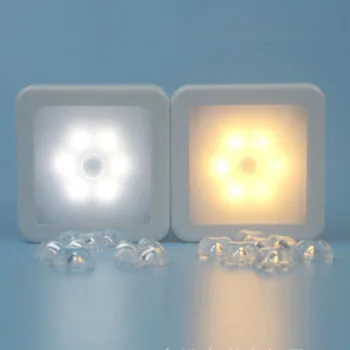 Motion Sensor Light Battery LED Night Light For Closet Wardrobe Stair Lighting Home Hallway Silver Shell Night Lamp P 
Motion Sensor Light Battery LED Night Light For Closet Wardrobe Stair Lighting Home Hallway Silver Shell Night Lamp P