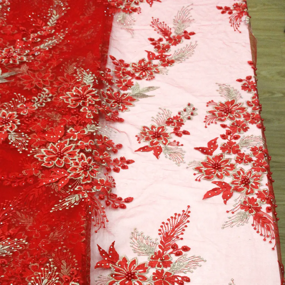 Latest French Lace Fabric 2019 High Quality Lace Nigeria 3D Lace Fabric 5 yards African Embroidery Lace Fabric for Women Dress
Latest French Lace Fabric 2019 High Quality Lace Nigeria 3D Lace Fabric 5 yards African Embroidery Lace Fabric for Women Dress