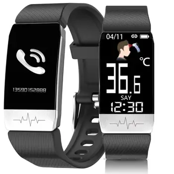 24 Hours Body Temperature Measurement Smart Watch Men Women Heart Rate Monitor IP67 Waterproof High Temperature Alarm Bracelet
24 Hours Body Temperature Measurement Smart Watch Men Women Heart Rate Monitor IP67 Waterproof High Temperature Alarm Bracelet