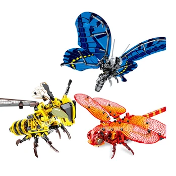 Hot Sale 3D Simulation Insect Schwenkbar Machinery Bee Butterfly Puzzle DIY Building Blocks Decoration Children Education Gift
Hot Sale 3D Simulation Insect Schwenkbar Machinery Bee Butterfly Puzzle DIY Building Blocks Decoration Children Education Gift