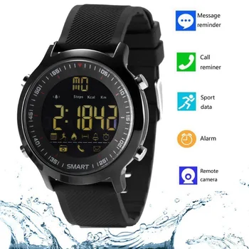 

EX18 Smart Watch IP67 Waterproof Support Call and SMS Alert Pedometer Sports Fitness Activities Tracker Wristwatch Smartwatch