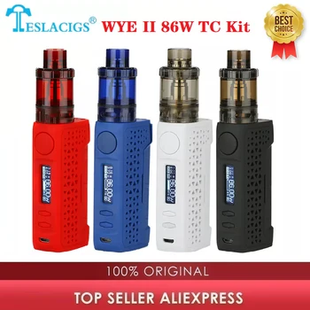 Original Tesla WYE II 86W TC Kit with 4ml Citrine 24 Tank Max 86W Power by 18650 battery Telsa Box Mod Kit vs Punk 86W/ Drag 2
Original Tesla WYE II 86W TC Kit with 4ml Citrine 24 Tank Max 86W Power by 18650 battery Telsa Box Mod Kit vs Punk 86W/ Drag 2