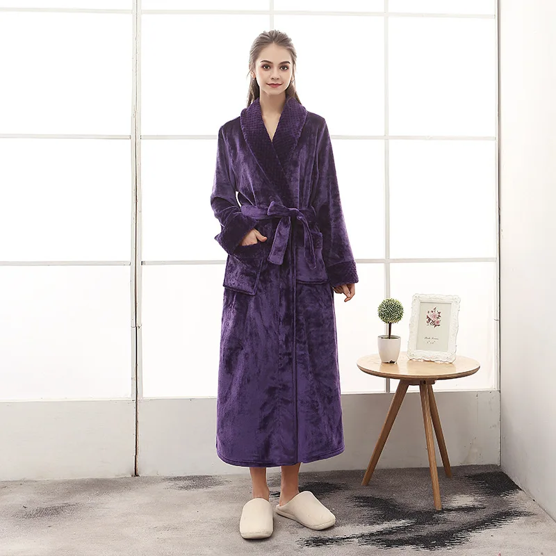 Women Winter Flannel Bathrobe Warm Bath Robe Kimono Feamle Robes Dressing Gown Nightwear Sleepwear Homewear
Women Winter Flannel Bathrobe Warm Bath Robe Kimono Feamle Robes Dressing Gown Nightwear Sleepwear Homewear