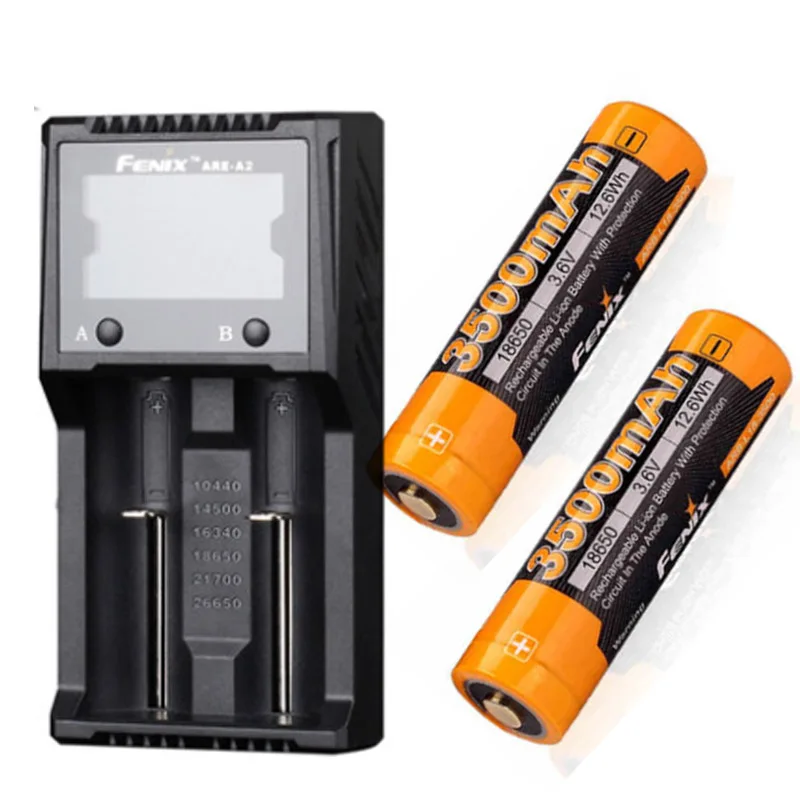 Fenix ARE-A2 Dual Channel Battery Smart Charger with 2PCS Fenix ARB-L18-3500 18650 Rechargeable Li-ion Batteries
Fenix ARE-A2 Dual Channel Battery Smart Charger with 2PCS Fenix ARB-L18-3500 18650 Rechargeable Li-ion Batteries