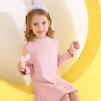 Girls Warm Autumn Dress Children Clothing Ruffled Hem Sweater Skirt Baby Girls Dress Autumn Winter Clothes Child Princess Dress 
Girls Warm Autumn Dress Children Clothing Ruffled Hem Sweater Skirt Baby Girls Dress Autumn Winter Clothes Child Princess Dress