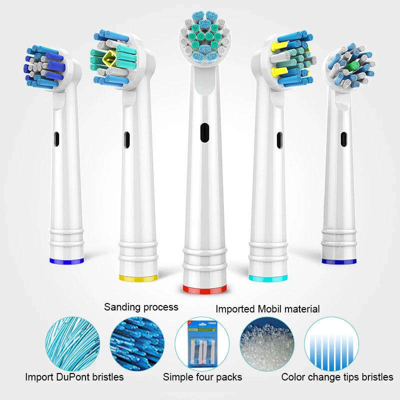 4pcs/8pcs/12pcs/16pcs/20pcs Replacement Brush Heads For Oral-B Electric Toothbrush Fit Advance Power/Pro Health/Triumph/3D Excel
4pcs/8pcs/12pcs/16pcs/20pcs Replacement Brush Heads For Oral-B Electric Toothbrush Fit Advance Power/Pro Health/Triumph/3D Excel