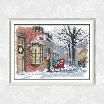 Christmas Wishes Patterns Counted Printed on Canvas DMC 11CT 14CT Cross Stitch kit Handwork Needlework Embroidery Set
Christmas Wishes Patterns Counted Printed on Canvas DMC 11CT 14CT Cross Stitch kit Handwork Needlework Embroidery Set