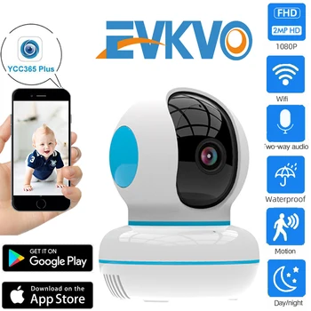 EVKVO Auto Tracking 1080P HD IP Camera P2P Surveillance Security Monitor WiFi Wireless Mini Smart Alarm CCTV Indoor Baby Monitor
EVKVO Auto Tracking 1080P HD IP Camera P2P Surveillance Security Monitor WiFi Wireless Mini Smart Alarm CCTV Indoor Baby Monitor