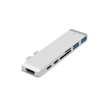 USB C HUB USB 3.1 To HDMI With Multi USB3.0 Type C SD/TF Card Reader/ PD Charging Adapter for MacBook Pro Type C USB Splitter
USB C HUB USB 3.1 To HDMI With Multi USB3.0 Type C SD/TF Card Reader/ PD Charging Adapter for MacBook Pro Type C USB Splitter
