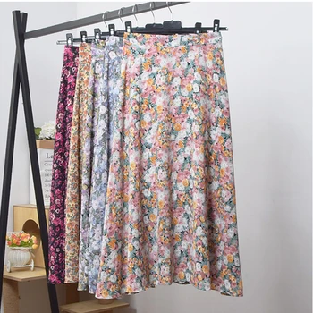 Sexy Sweet Floral Skirt 2020 Summer Korean-Style Elastic high Waist Midi print Chiffon Skirt bodycon skirts womens clothes
Sexy Sweet Floral Skirt 2020 Summer Korean-Style Elastic high Waist Midi print Chiffon Skirt bodycon skirts womens clothes