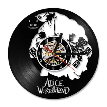 Vinly Record Wall Clock Modern Design Living Room Decoration Alice in Wonderland Hanging Watch Wall Clocks Home Decor Silent 12"
Vinly Record Wall Clock Modern Design Living Room Decoration Alice in Wonderland Hanging Watch Wall Clocks Home Decor Silent 12"